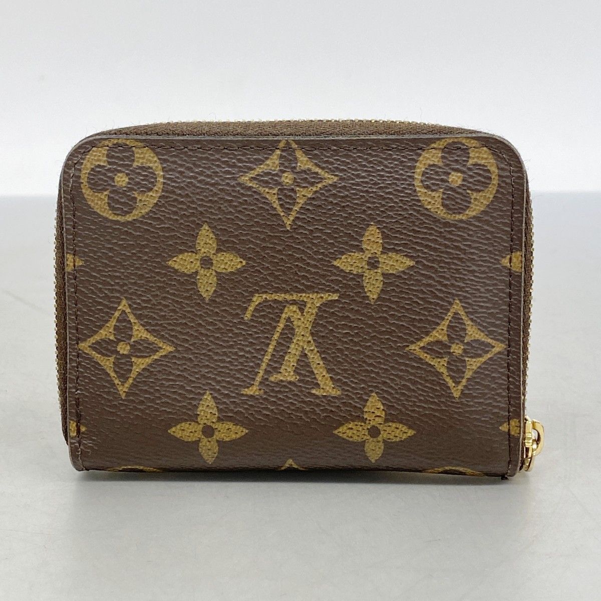 Louis Vuitton Coin Case Monogram Zippy Purse Brown — view 8
