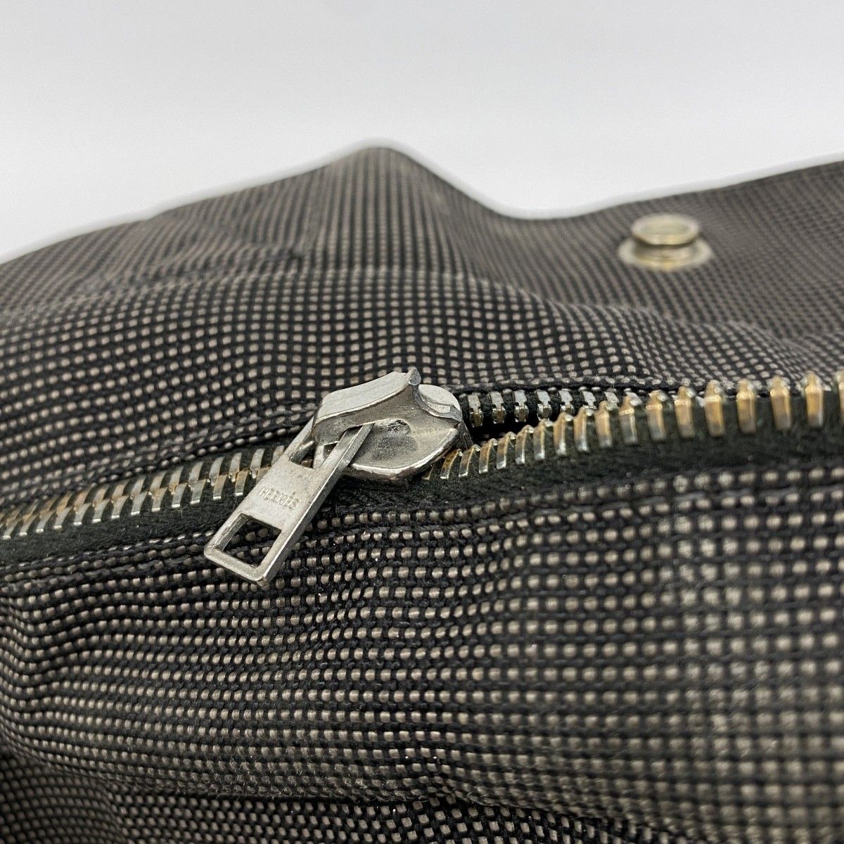 Hermes Tote Her Line MM Canvas Gray Silver — view 6