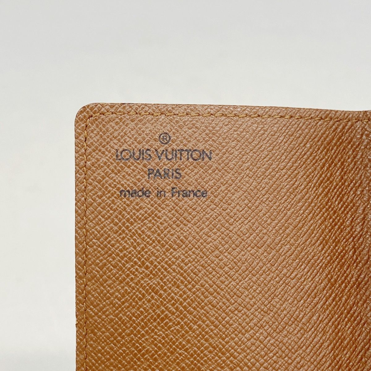 Louis Vuitton Card Case Monogram Holder Cles Depression Brown — view 4