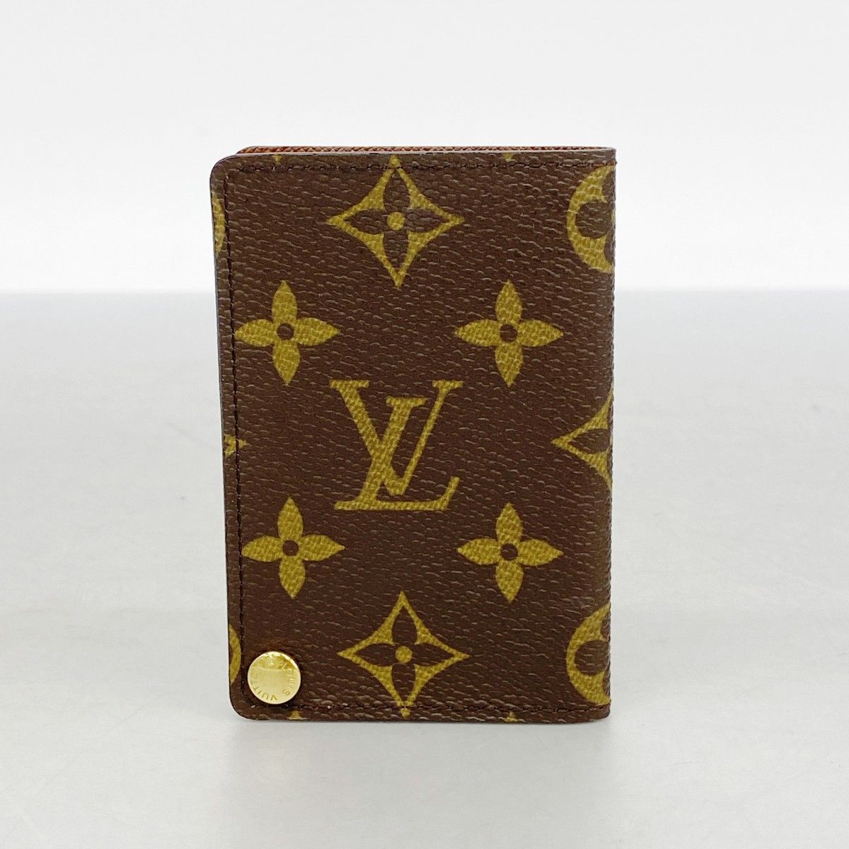 Louis Vuitton Card Case Monogram Holder Cles Depression Brown — view 7