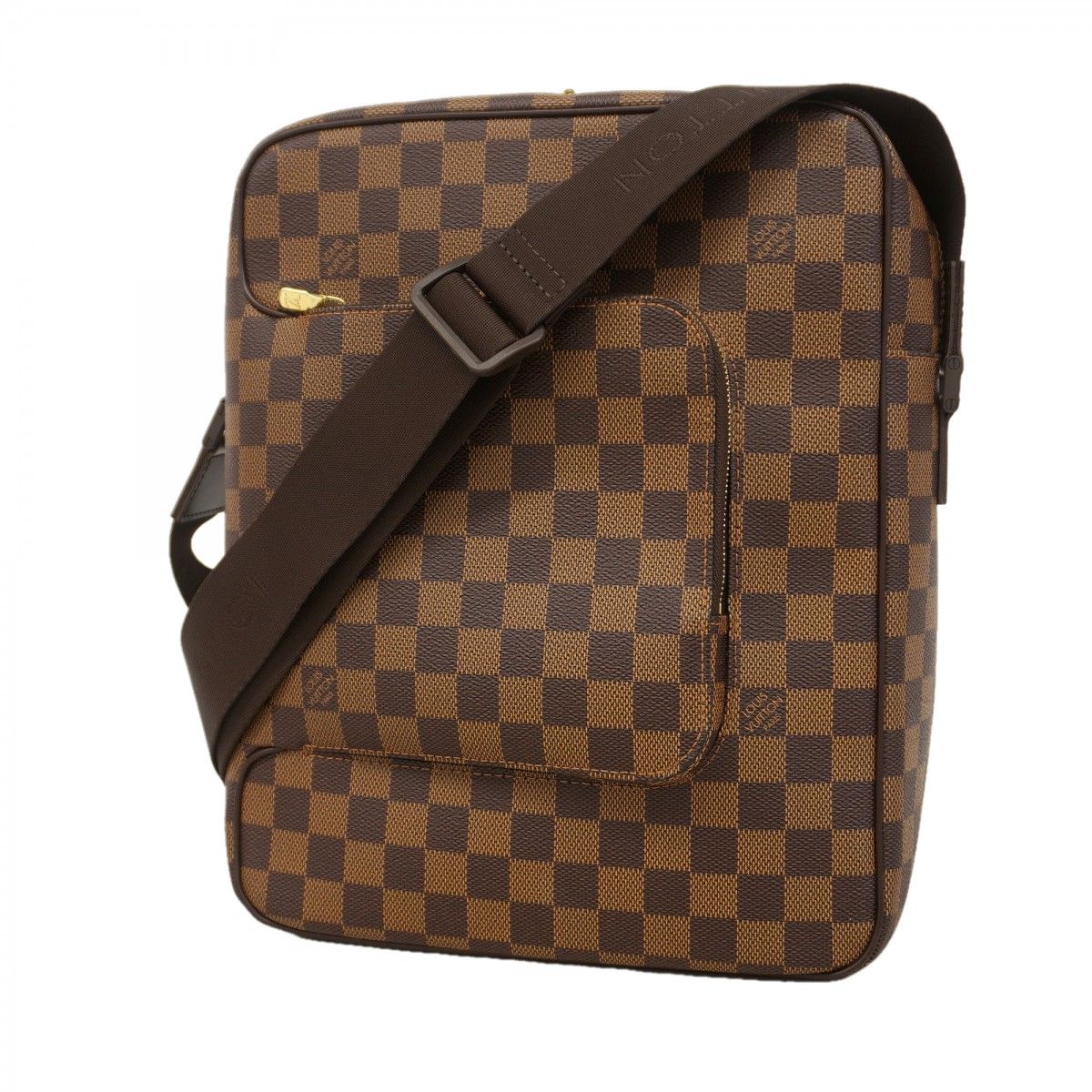 Louis Vuitton Shoulder Bag Damier Olaf MM Ebene