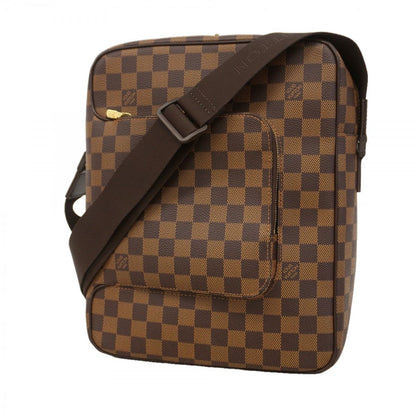 Louis Vuitton Shoulder Bag Damier Olaf MM Ebene