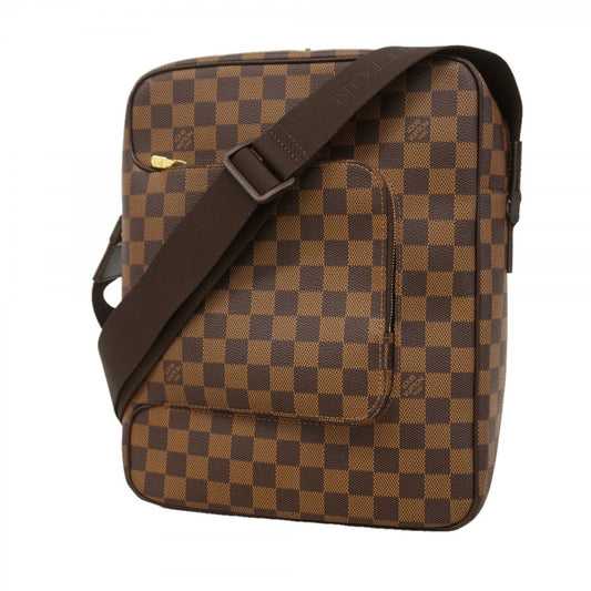 Louis Vuitton Shoulder Bag Damier Olaf MM Ebene