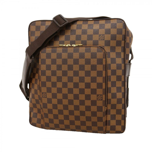 Louis Vuitton Shoulder Bag Damier Olaf GM Ebene