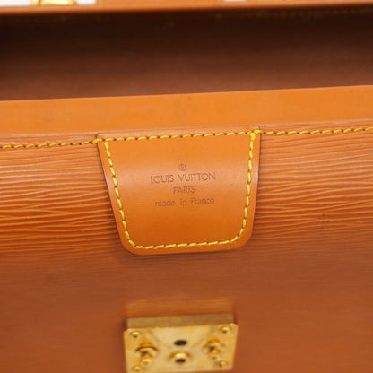 Louis Vuitton Briefcase Epi Serviette Fermoir Cipango Gold — view 5