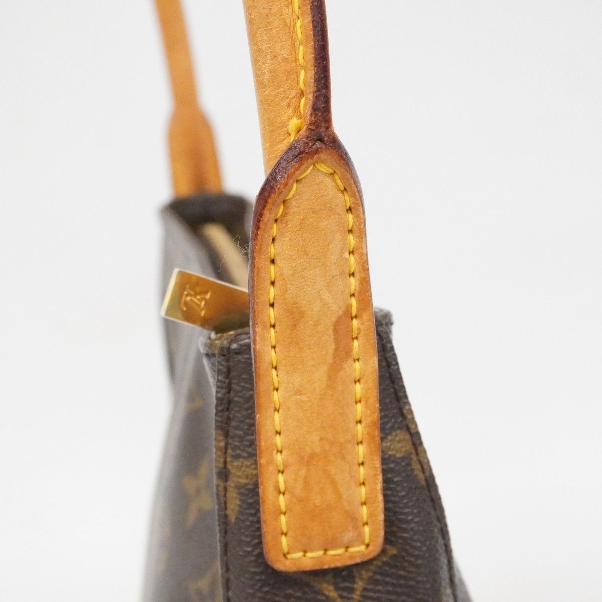 Louis Vuitton Shoulder Bag Monogram Looping MM Brown — view 8