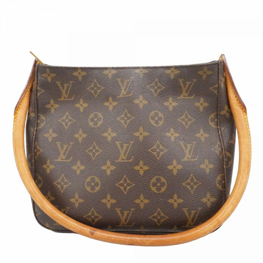 Louis Vuitton Shoulder Bag Monogram Looping MM Brown