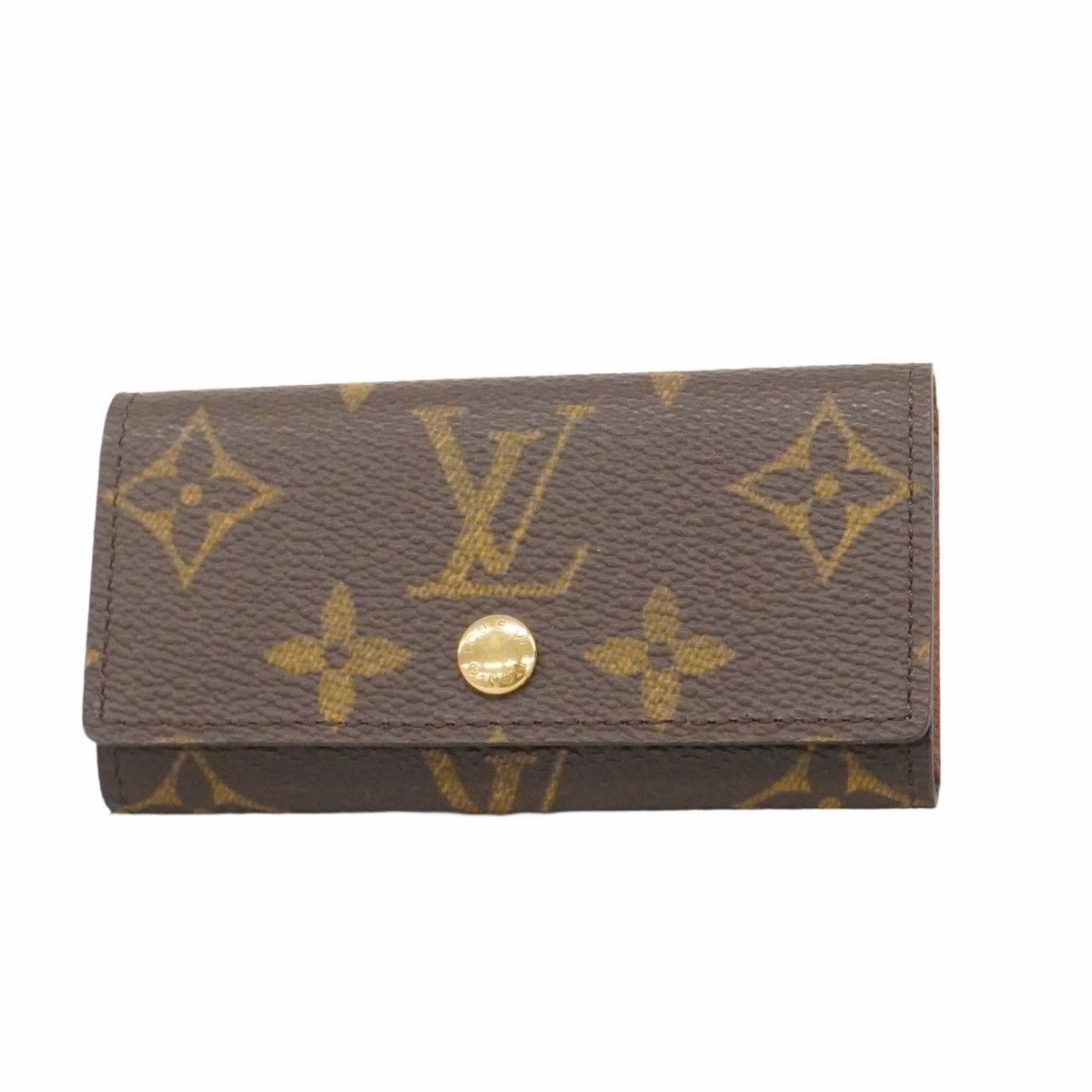 Louis Vuitton Key Case Monogram Multicles 4 Brown Key Holder