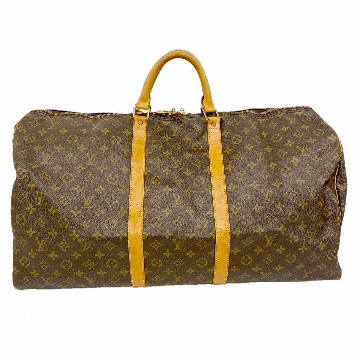 Louis Vuitton Boston Bag Monogram Keepall 60 Brown