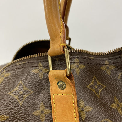 Louis Vuitton Boston Bag Monogram Keepall 60 Brown — view 9