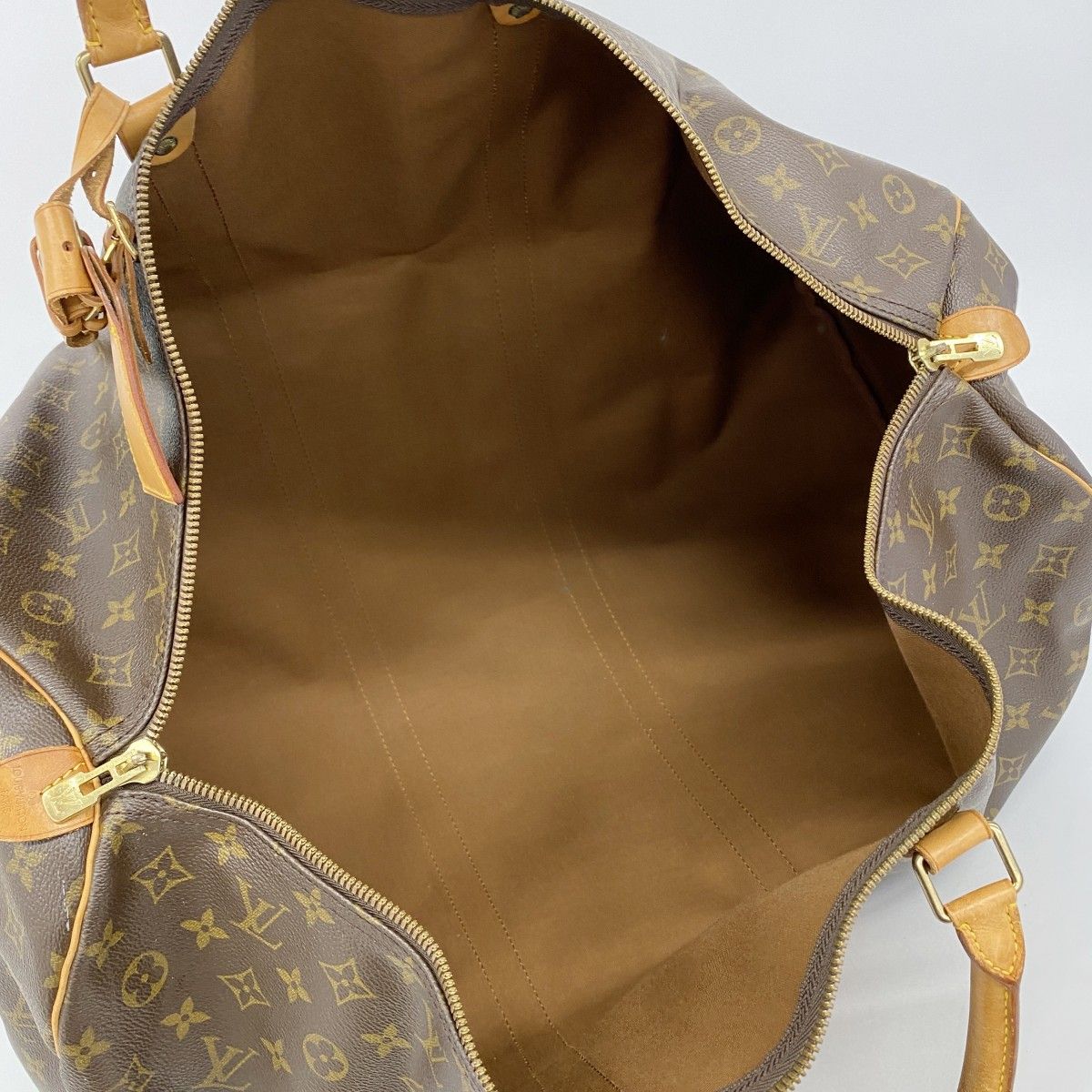 Louis Vuitton Boston Bag Monogram Keepall 60 Brown — view 4