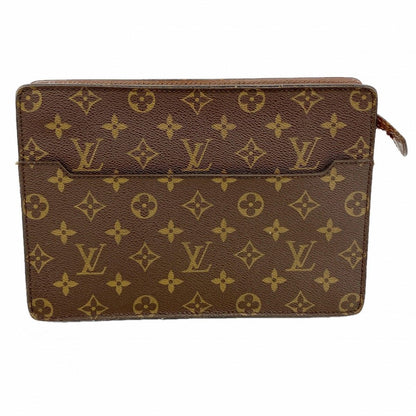 Louis Vuitton Clutch Monogram Pochette Homme Brown