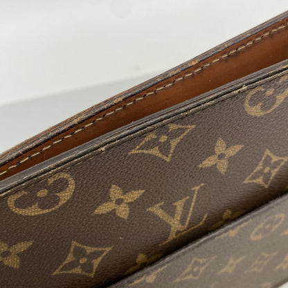 Louis Vuitton Clutch Monogram Pochette Homme Brown — view 7