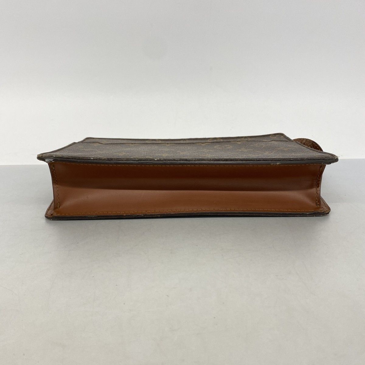 Louis Vuitton Clutch Monogram Pochette Homme Brown — view 3