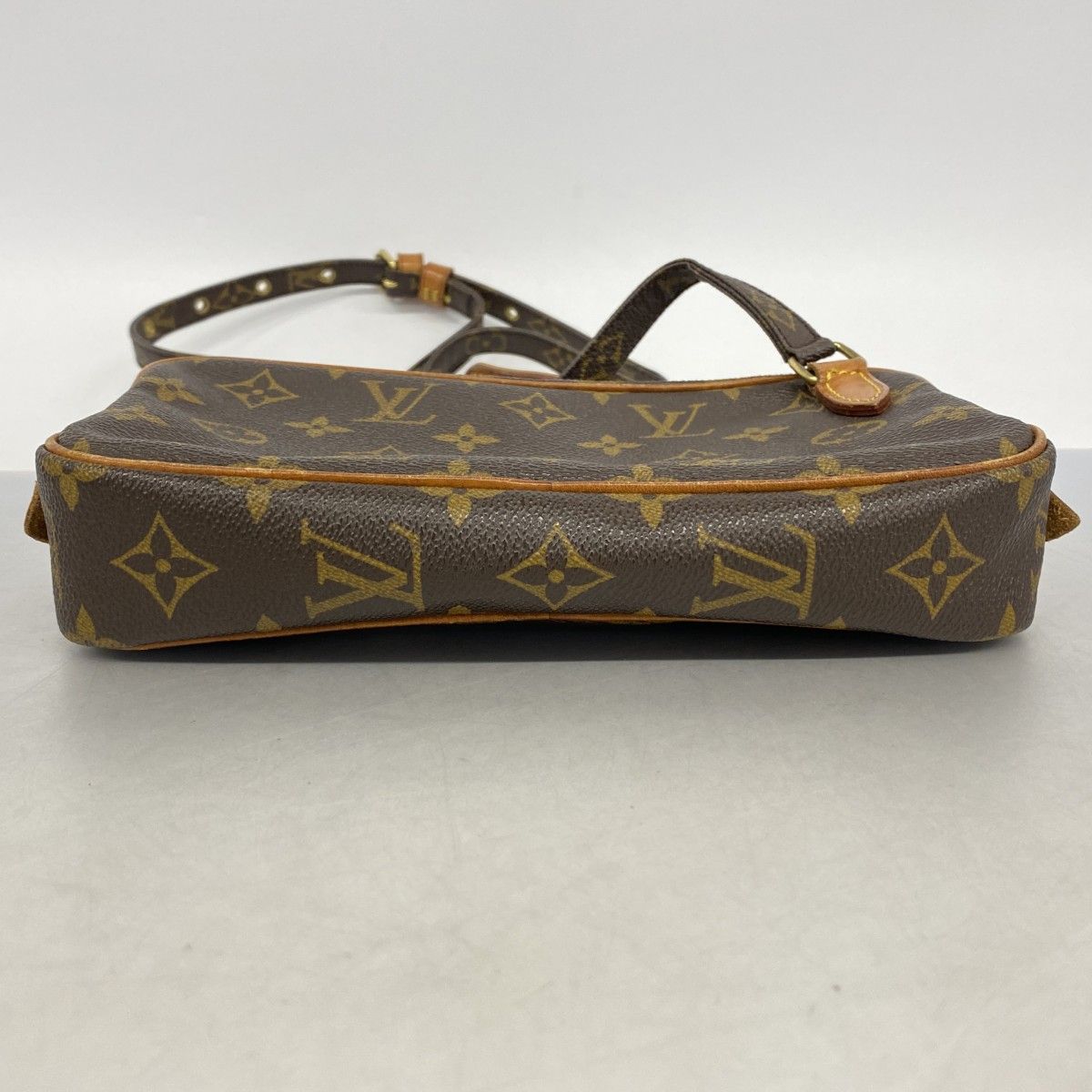 Louis Vuitton Shoulder Bag Monogram Pochette Ma Roulis Bandouliere Brown — view 3