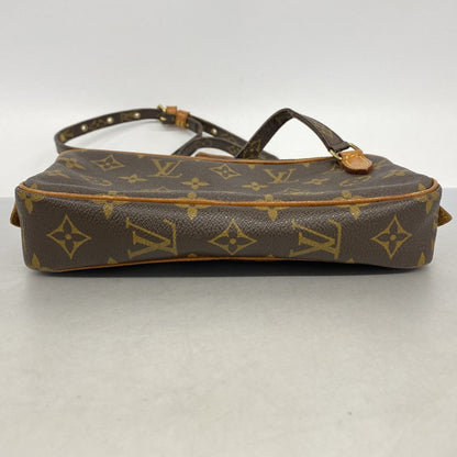Louis Vuitton Shoulder Bag Monogram Pochette Ma Roulis Bandouliere Brown — view 3