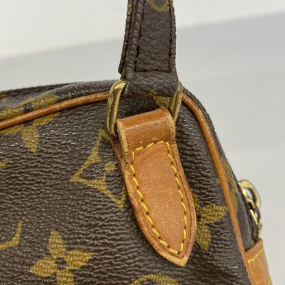 Louis Vuitton Shoulder Bag Monogram Pochette Ma Roulis Bandouliere Brown — view 9