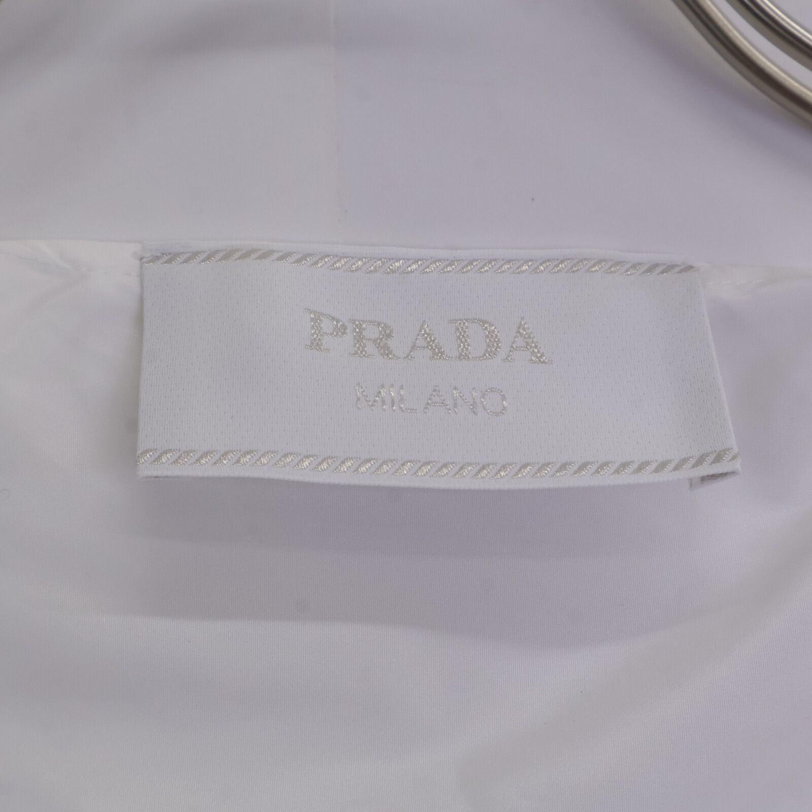 Prada Triangle Logo Nylon Hoodie — view 5
