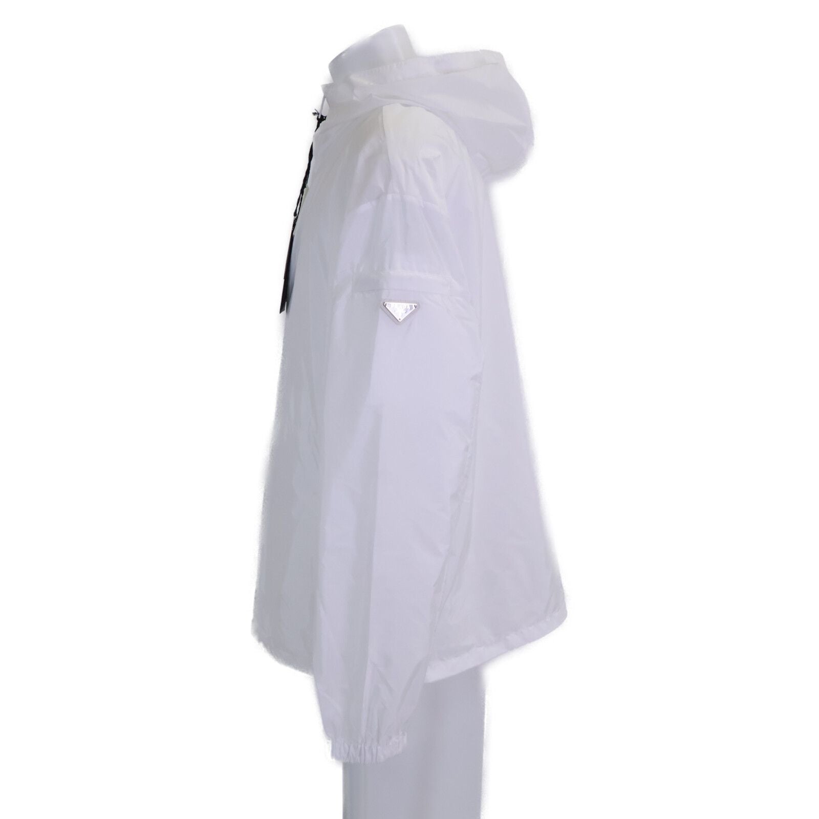 Prada Triangle Logo Nylon Hoodie — view 2