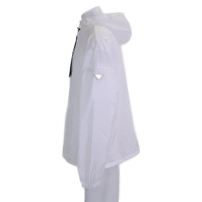 Prada Triangle Logo Nylon Hoodie — view 2