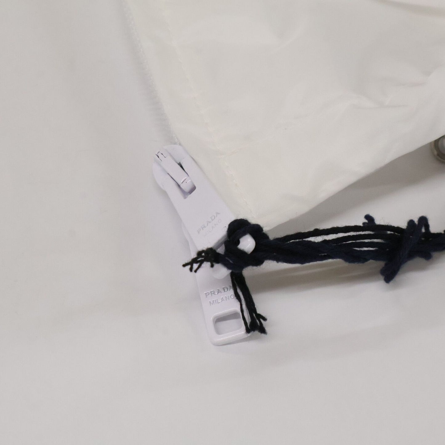 Prada Triangle Logo Nylon Hoodie — view 7