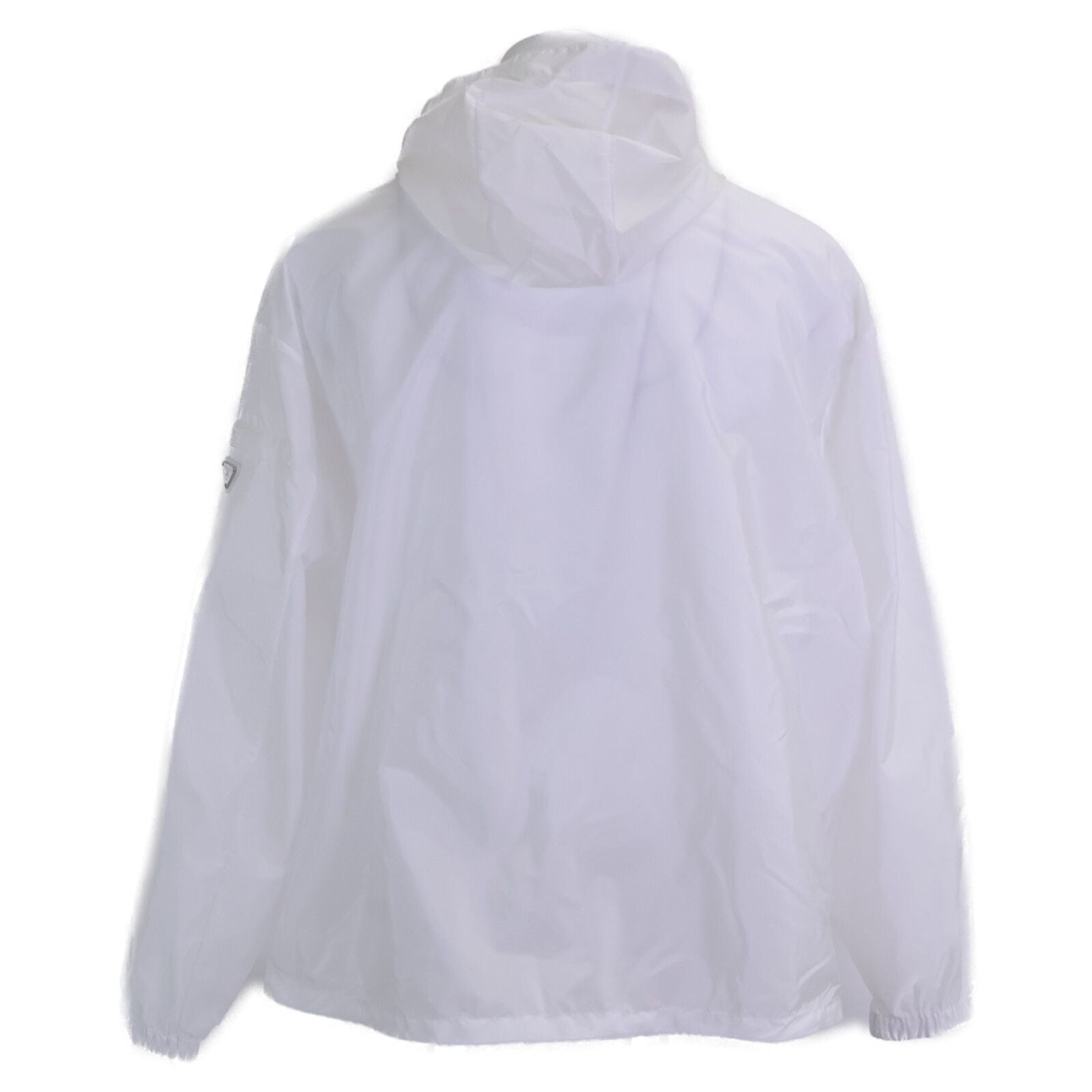 Prada Triangle Logo Nylon Hoodie — view 3