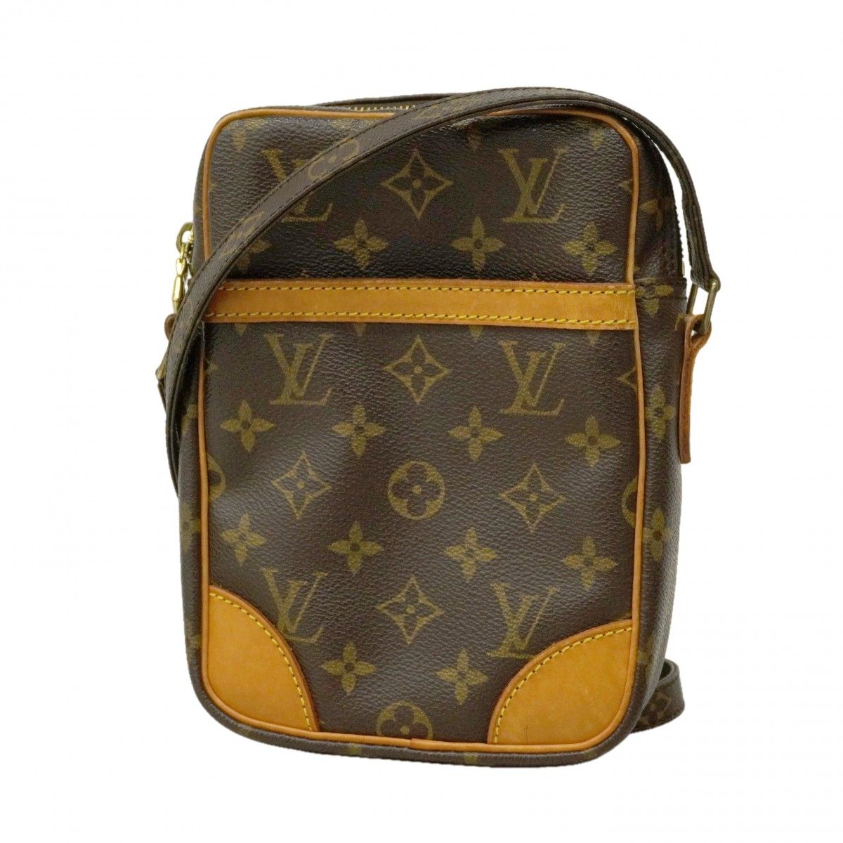 Louis Vuitton Shoulder Bag Monogram Danube Brown
