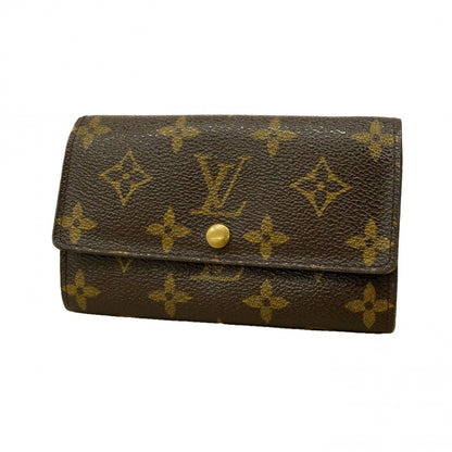 Louis Vuitton Coin Case Monogram Porte-Monnaie Gip Brown