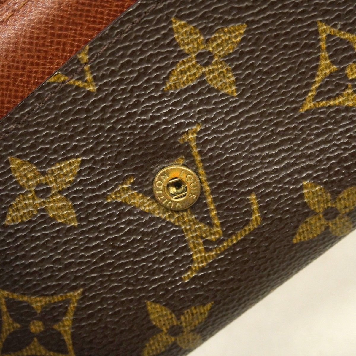 Louis Vuitton Coin Case Monogram Porte-Monnaie Gip Brown — view 9