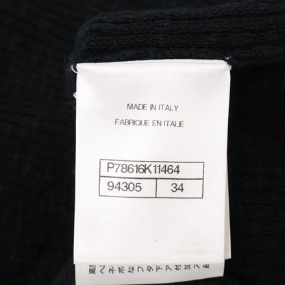 Chanel Cocobichi Coco Button Short Sleeve Cotton Knit 34 Sweater — view 6