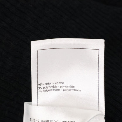 Chanel Cocobichi Coco Button Short Sleeve Cotton Knit 34 Sweater — view 5