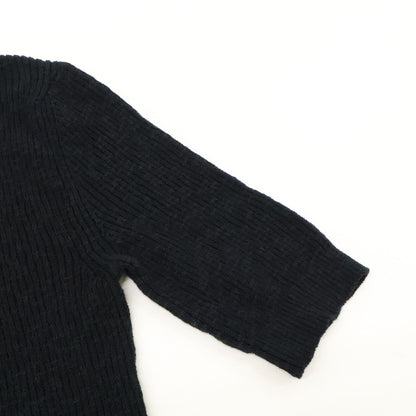 Chanel Cocobichi Coco Button Short Sleeve Cotton Knit 34 Sweater — view 8