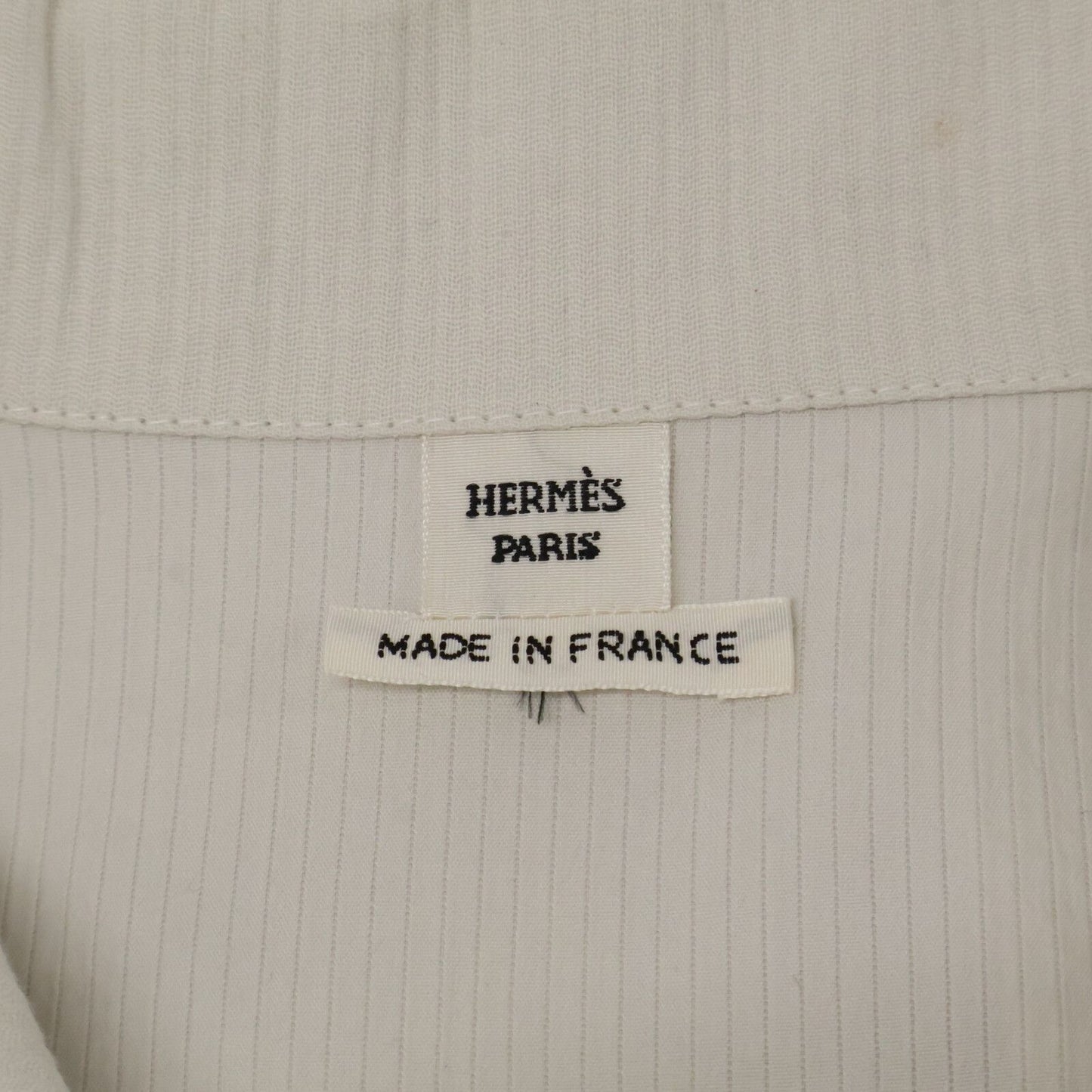 Hermes Cotton Nylon Chaine D'ancre Button Belted Shirt Dress 36 — view 4