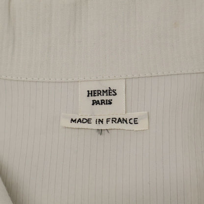 Hermes Cotton Nylon Chaine D'ancre Button Belted Shirt Dress 36 — view 4