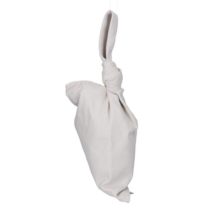 Bottega Veneta the Twist White Calfskin Triangle Handbag — view 4