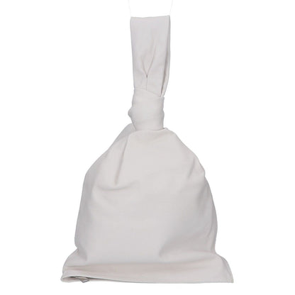 Bottega Veneta the Twist White Calfskin Triangle Handbag