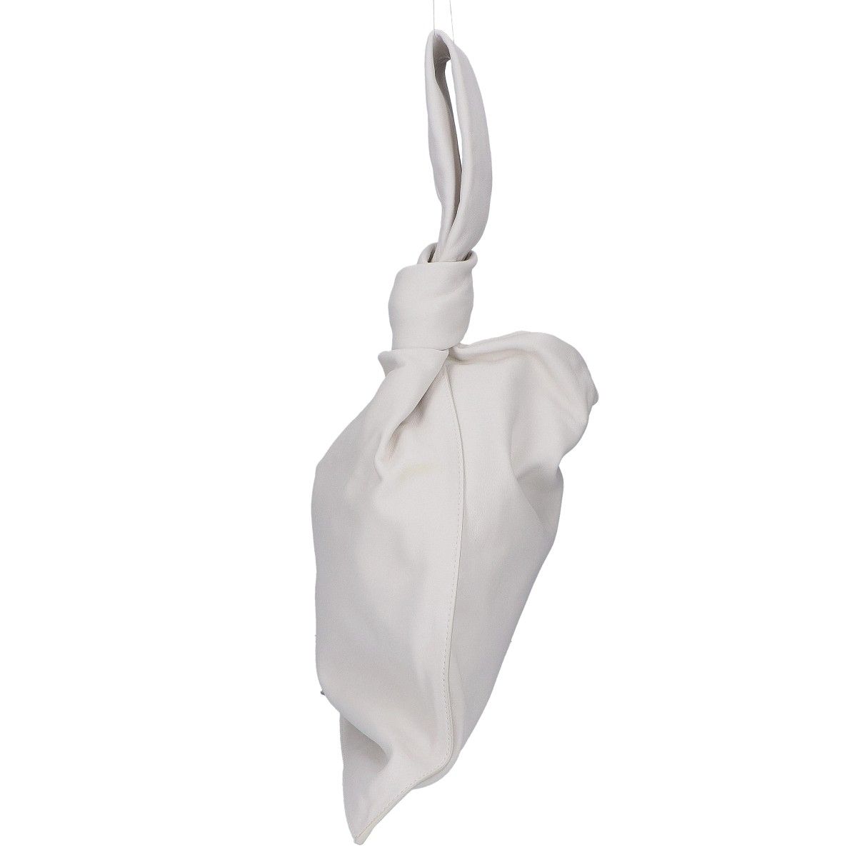 Bottega Veneta the Twist White Calfskin Triangle Handbag — view 2