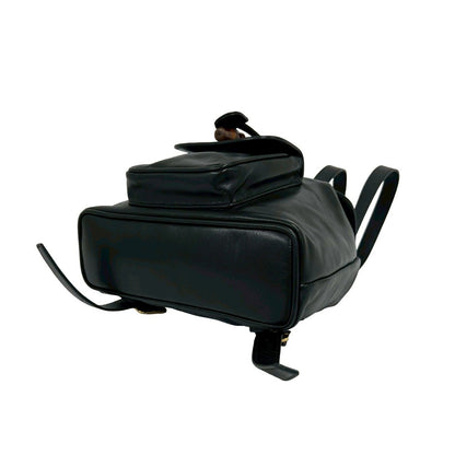 Gucci Vintage Bamb Leather Mini Backpack Black — view 8
