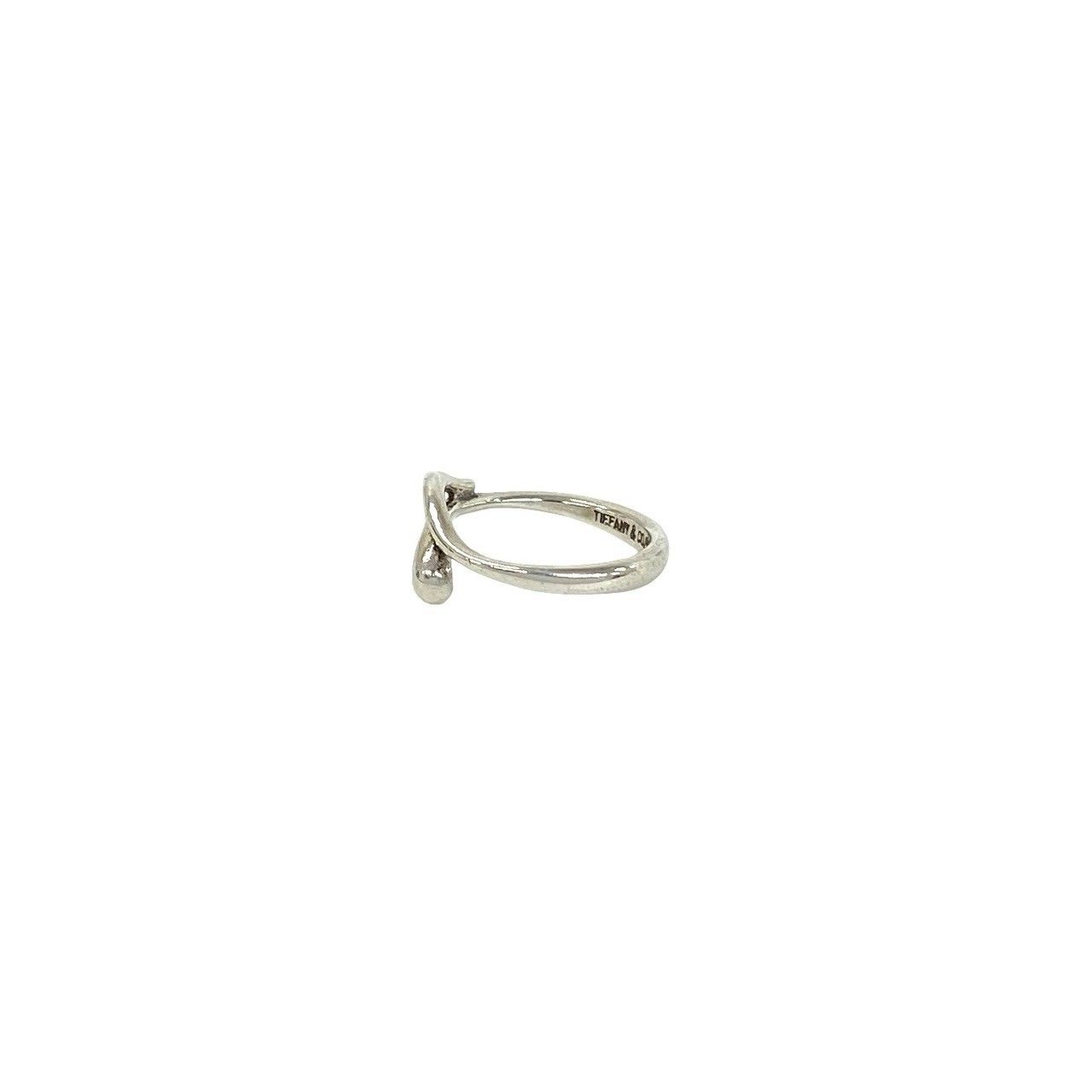 Tiffany & Co Form Teardrop Ring 925 Sterling Silver — view 4