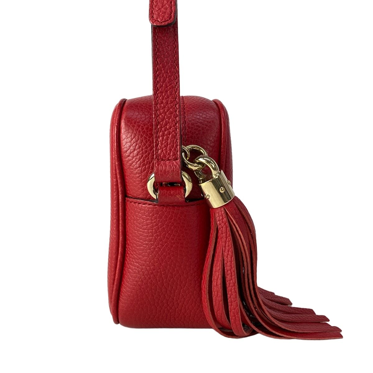 Gucci Shoulder Bag Soho Red Leather — view 2