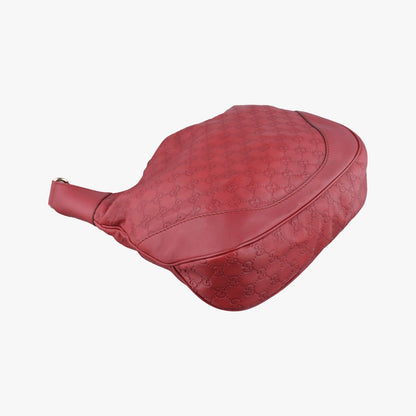 Gucci Charlotte Red Leather Messenger Bag — view 5