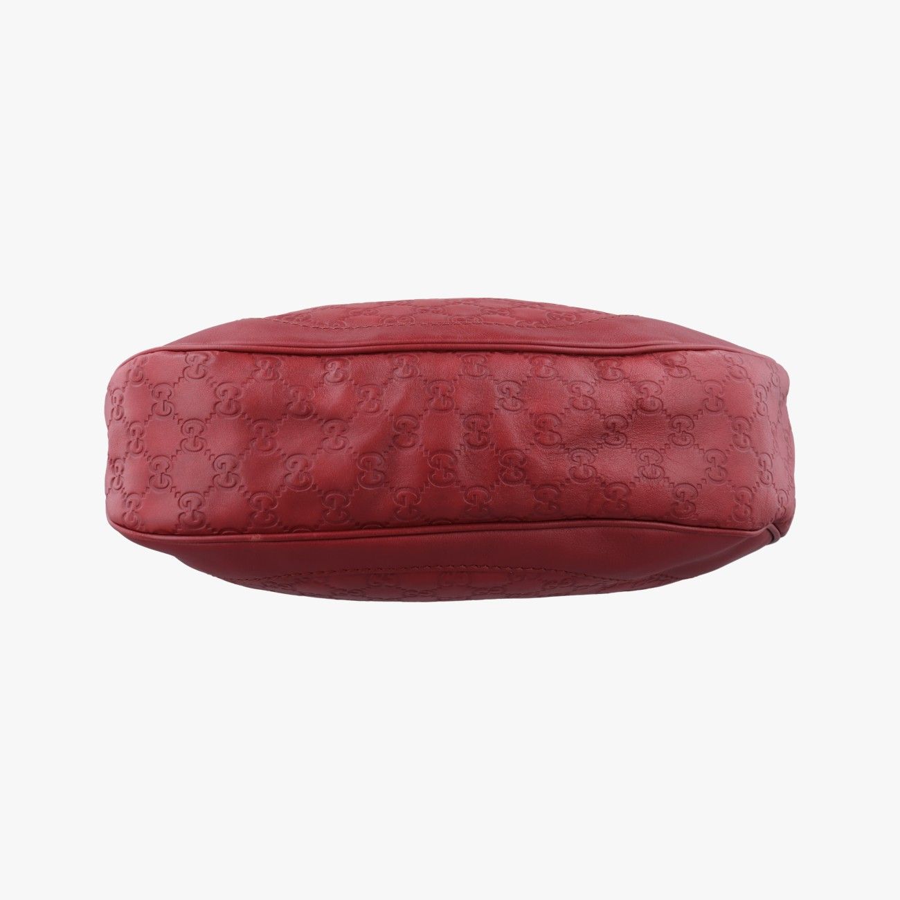 Gucci Charlotte Red Leather Messenger Bag — view 3