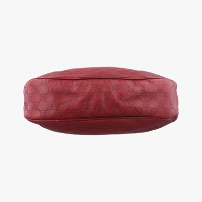 Gucci Charlotte Red Leather Messenger Bag — view 3