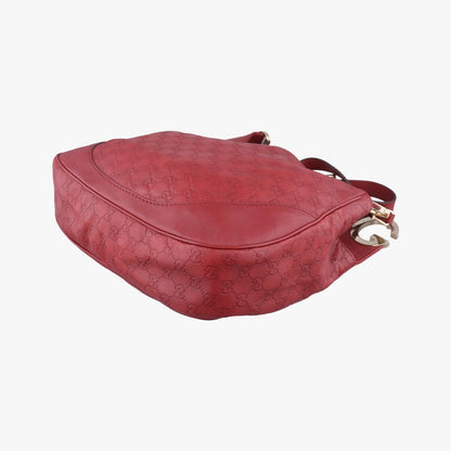 Gucci Charlotte Red Leather Messenger Bag — view 4