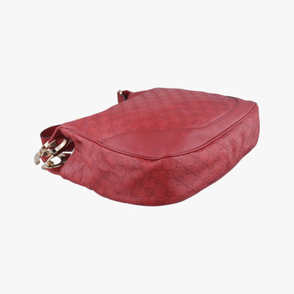 Gucci Charlotte Red Leather Messenger Bag — view 7