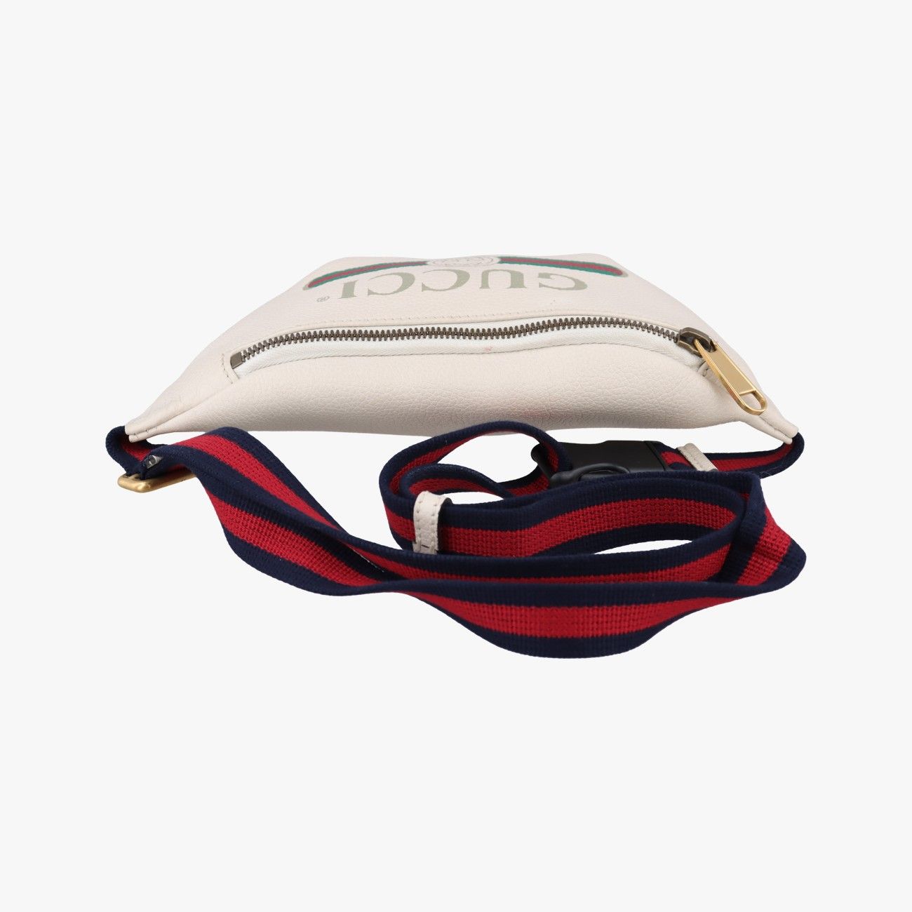 Gucci Print White Leather Handbag — view 8