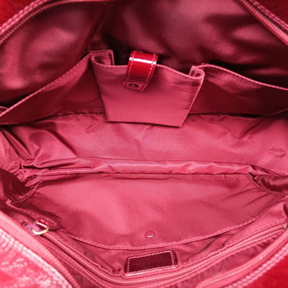 Dior Double Saddle Bowler Red Patent Handbag — view 9
