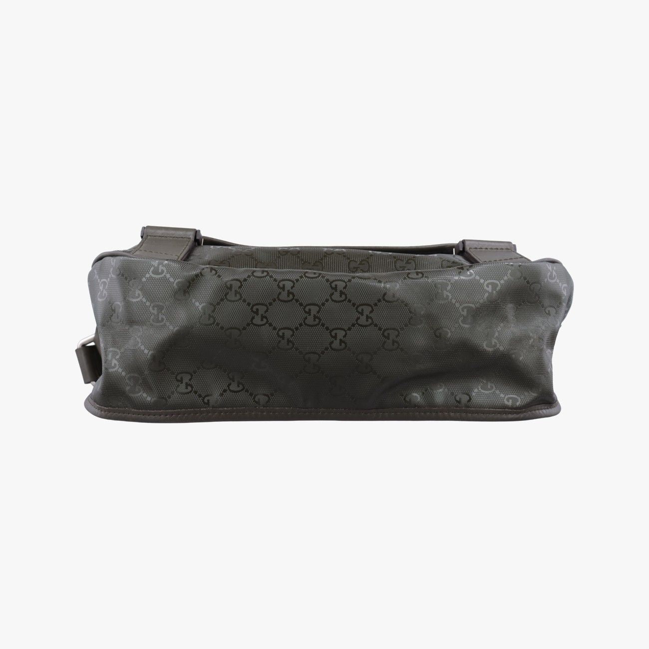 Gucci GG Plus Messenger Green Canvas Tote — view 3
