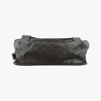 Gucci GG Plus Messenger Green Canvas Tote — view 3