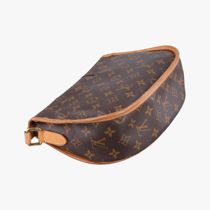 Louis Vuitton Menilmontant PM Monogram Brown Canvas Messenger Bag — view 7